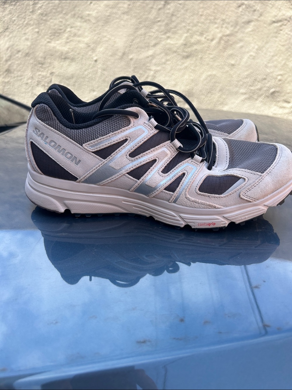 Salomon Men's Athletic Shoes - Gray and Black
